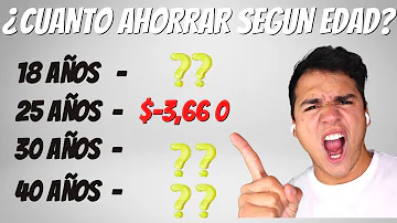 ¿Cuántos ahorros debería tener a los 35 años?