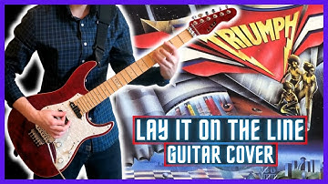 TRIUMPH - Lay It on the Line (Guitar Cover)