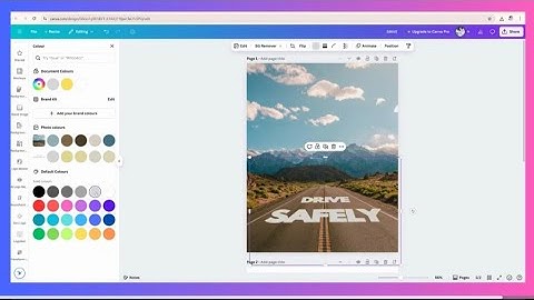 3d Perspective Text in Canva | 3d perspective text