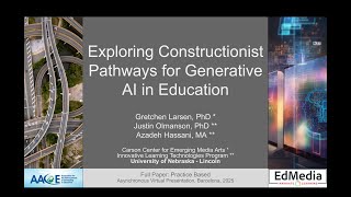 Exploring Constructionist Pathways for Generative AI in Education