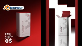 Photorealistic Product Render in Blender | Case Study 05 I Box Packaging
