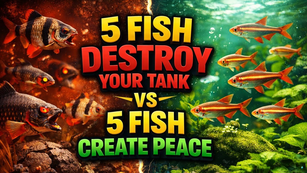 Лучшие и худшие стайные рыбы для мирного аквариума