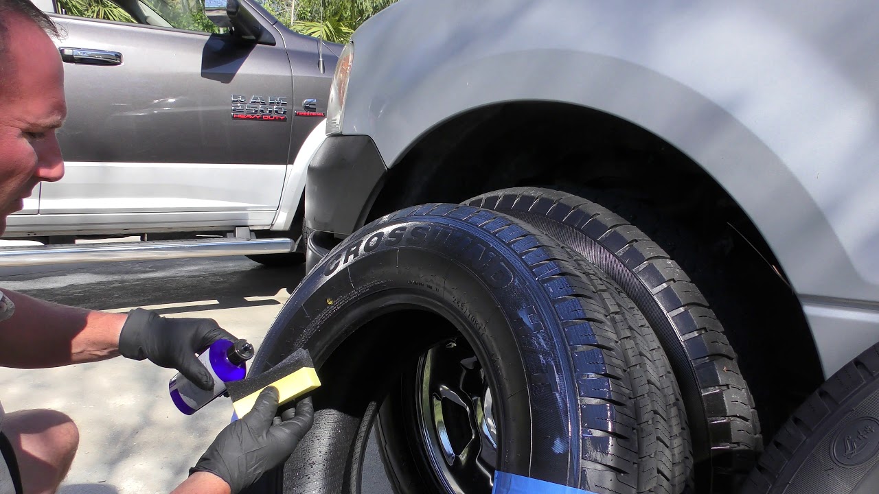 Dura Coating Tire Dressing on 35's