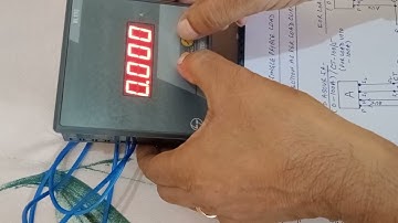 L&T WL 1110 Digital Ampere Meter setting according to any CT ratio and Installation, Connection