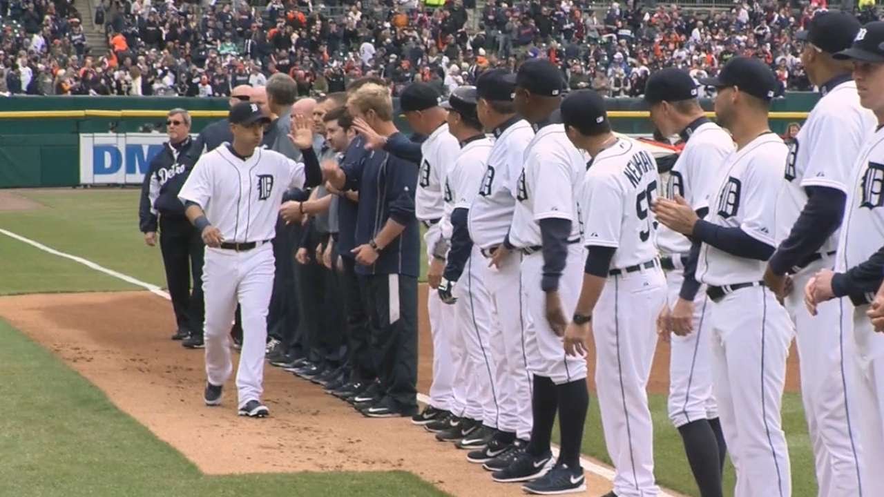 MIN@DET: Tigers starters introduced on Opening Day – MotownTigers.com
