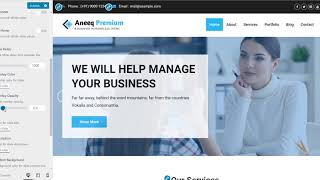 How To Configure Slider Section - Aneeq Premium WordPress Theme