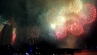 BURJ AL ARAB NEW YEAR 2017 FIREWORKS DUBAI