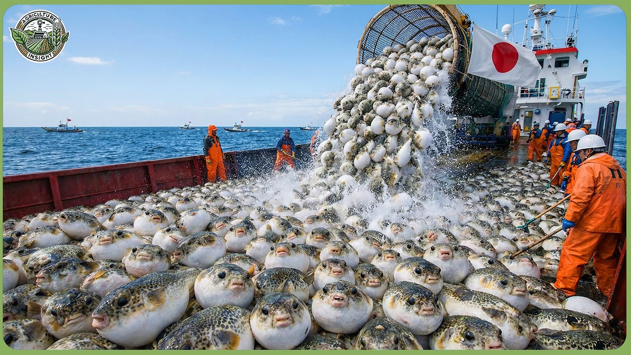 Japan Farming on Another Level – Millions of Tons of Japanese Food Harvested & Processed Each Year