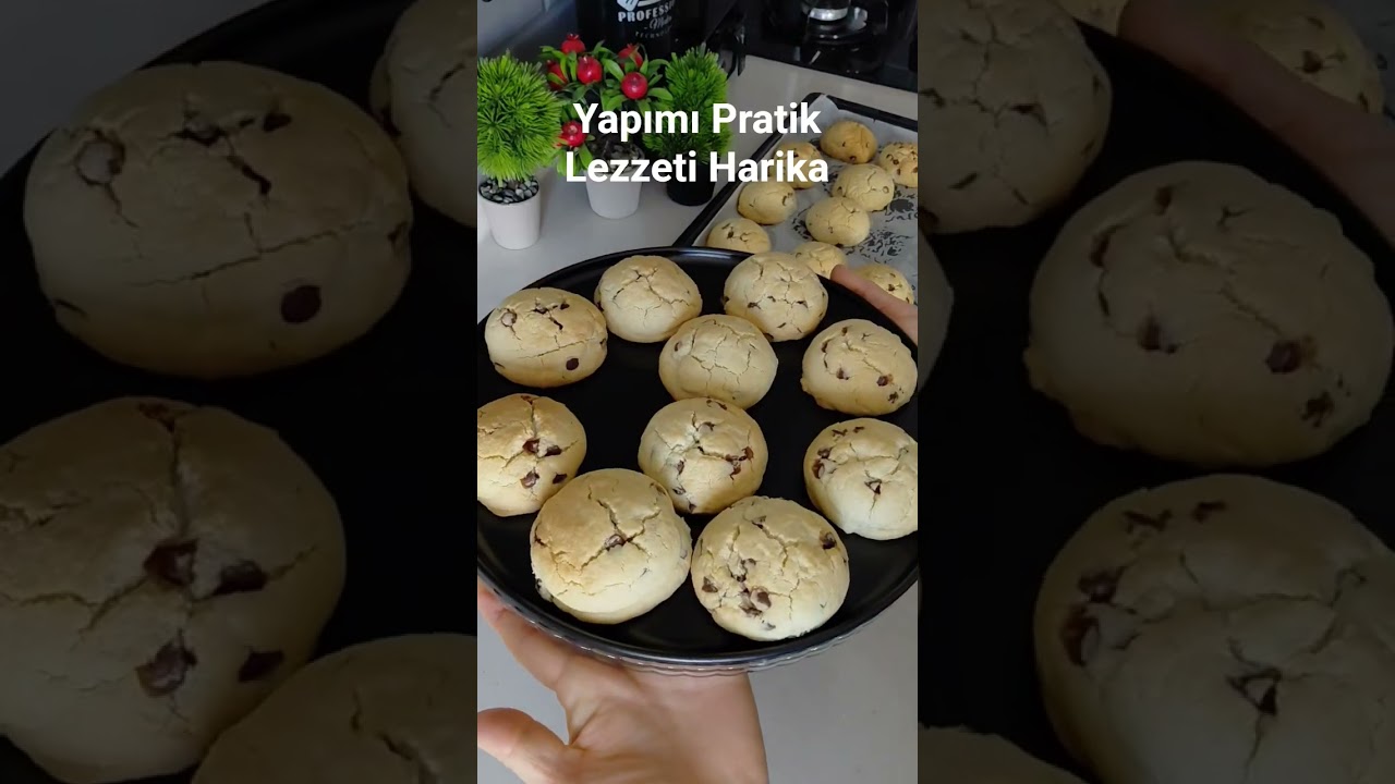 Yapımı Pratik Lezzeti Harika Bir çikolatalı kurabiye #zeynep #tarif