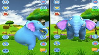 Talking Elephant 🐘🐘🐘🐘 Catoun Funny Videos Game player 🤣🍉🦉 screenshot 2