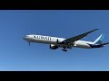 KUWAIT Boeing 777-369ER landing at Heathrow Airport