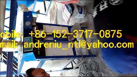 automatic 10-50kg valve paper bag wall putty packing machine