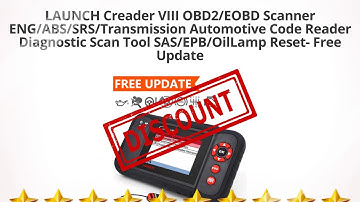 LAUNCH Creader VIII OBD2/EOBD Scanner ENG/ABS/SRS/Transmission  | Review and Discount