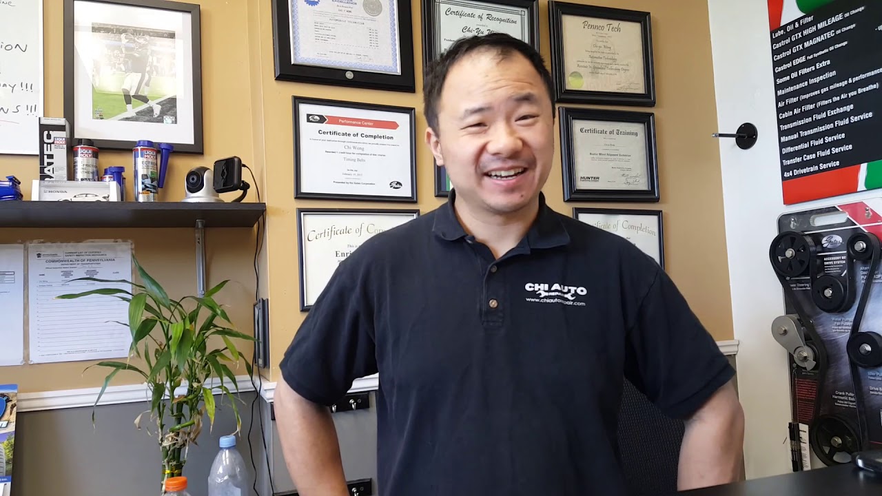 Chi Wong, founder of Chi Auto Repair in Philadelphia, PA
