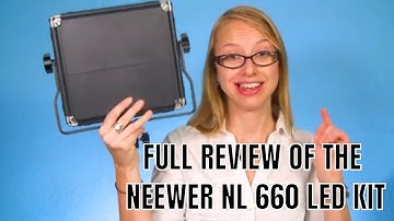 Video Review of the Neewer 660 LED Bi Color Lighting Kit for Professionals