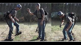 Powered Exoskeleton Suit, "Model-2 First Test"