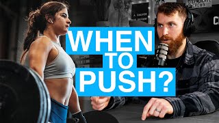 WHEN to PUSH in a CrossFit Workout? | EP. 158
