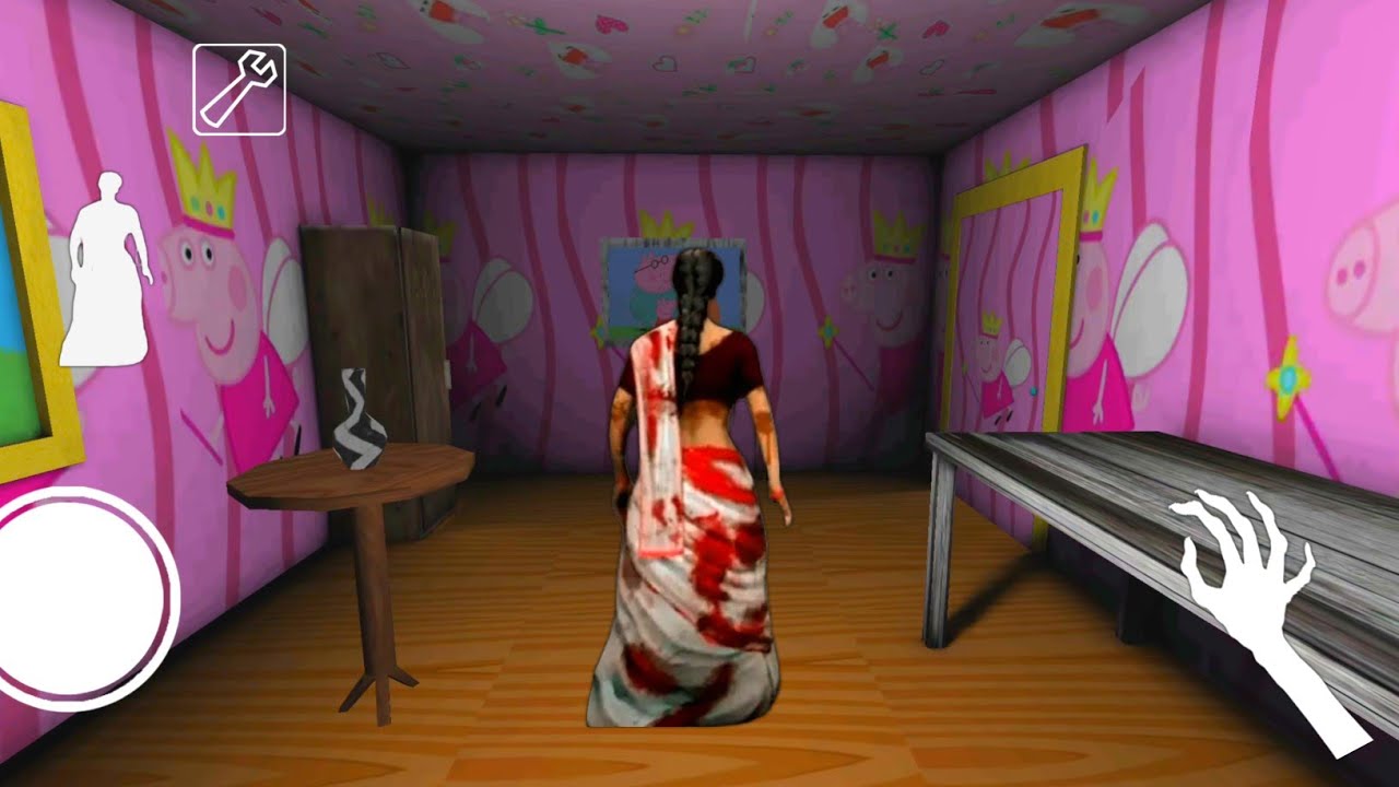 Playing as Kamla in granny Peppa pig mod Ep01