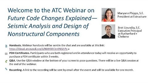 Future Code Changes Explained - Seismic Analysis & Design of Nonstructural Components & Systems