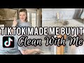 TIK TOK MADE ME BUY IT CLEAN WITH ME | LINT ROLLER REVIEW | CLEANING MOTIVATION | PRODUCT REVIEW