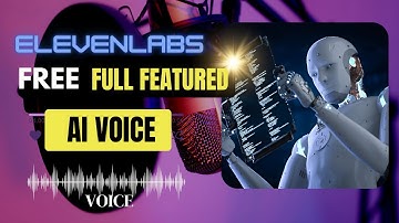 Best AI Voice Generator FREE Using Elevenlabs | Full Featured (tutorial)