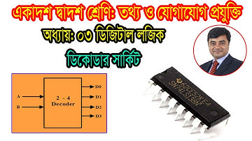 Decoder | HSC ICT chapter 3 | Decoder digital circuit | Decoder circuit