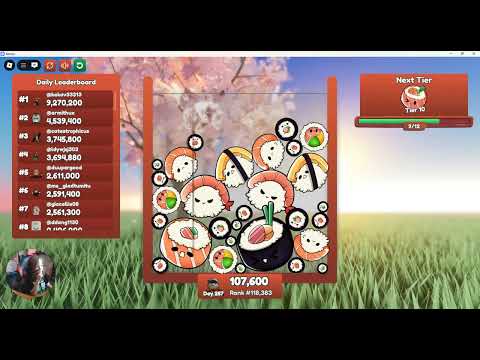 New Roblox Game Sushi Merge