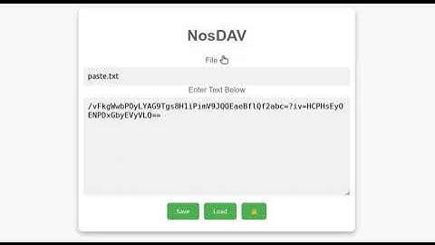 NosDAV and Nostr Encrypted Pastebin