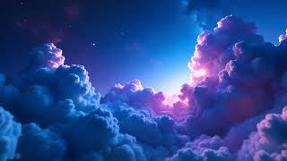 Moving Above the Heavenly Skies   Dreamy Sunset Clouds in 4K - Free to use