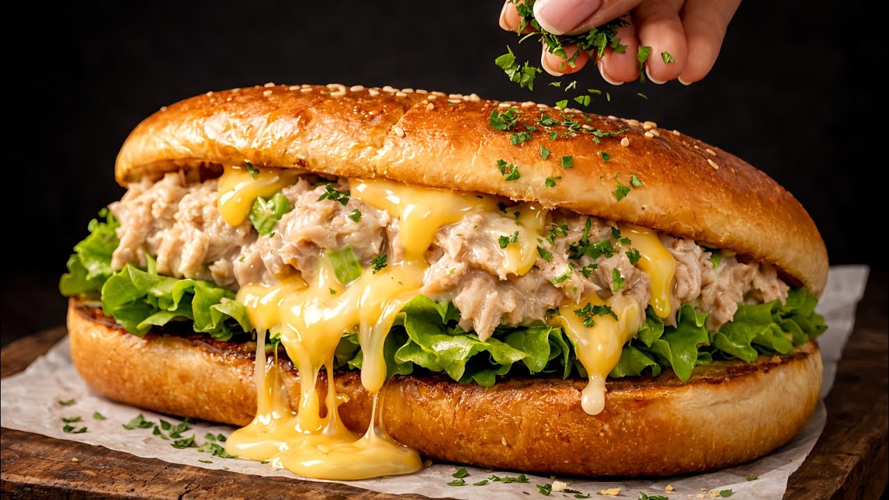 How To Make Easy Tuna Bread Sandwich | You've never had such effortless One-pan breakfast