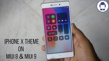 Install IOS 11 iPhone X Theme for any Xiaomi Mi Devices MIUI 8