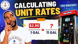 Calculating Unit Rates Racetrac Math In Motion with Mr Lewis
