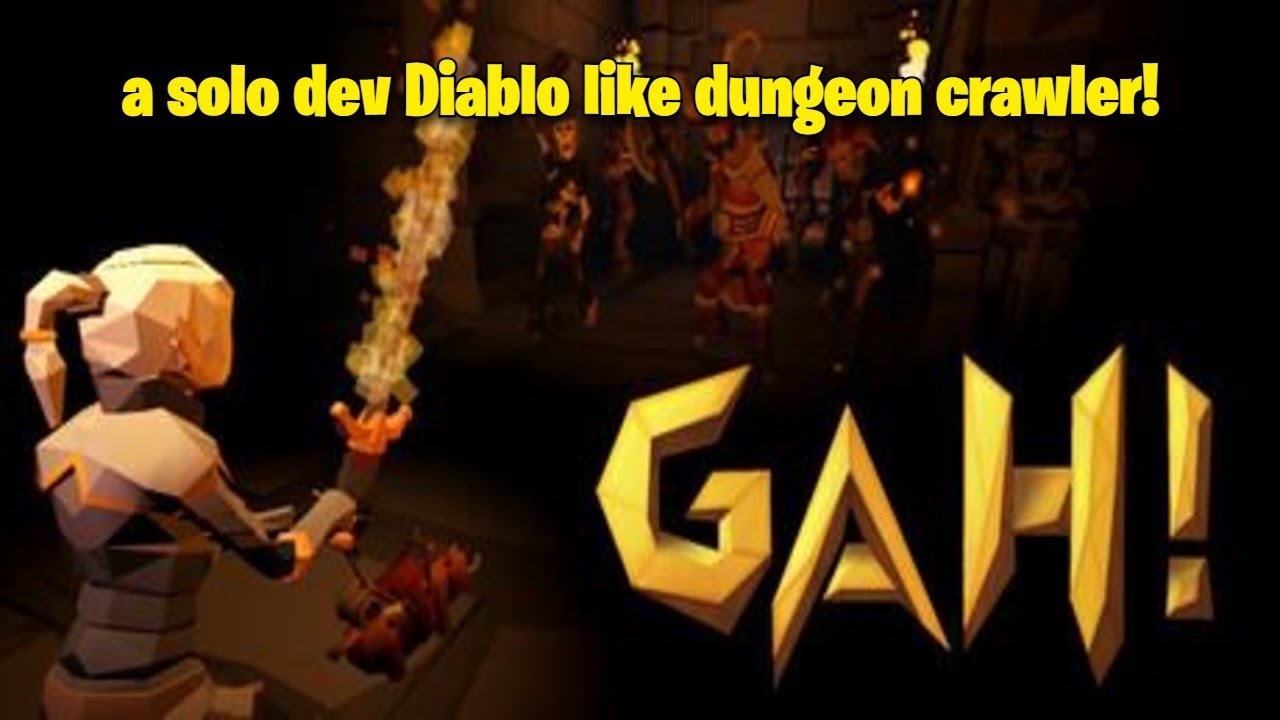 a solo dev Diablo like dungeon crawling game - YouTube