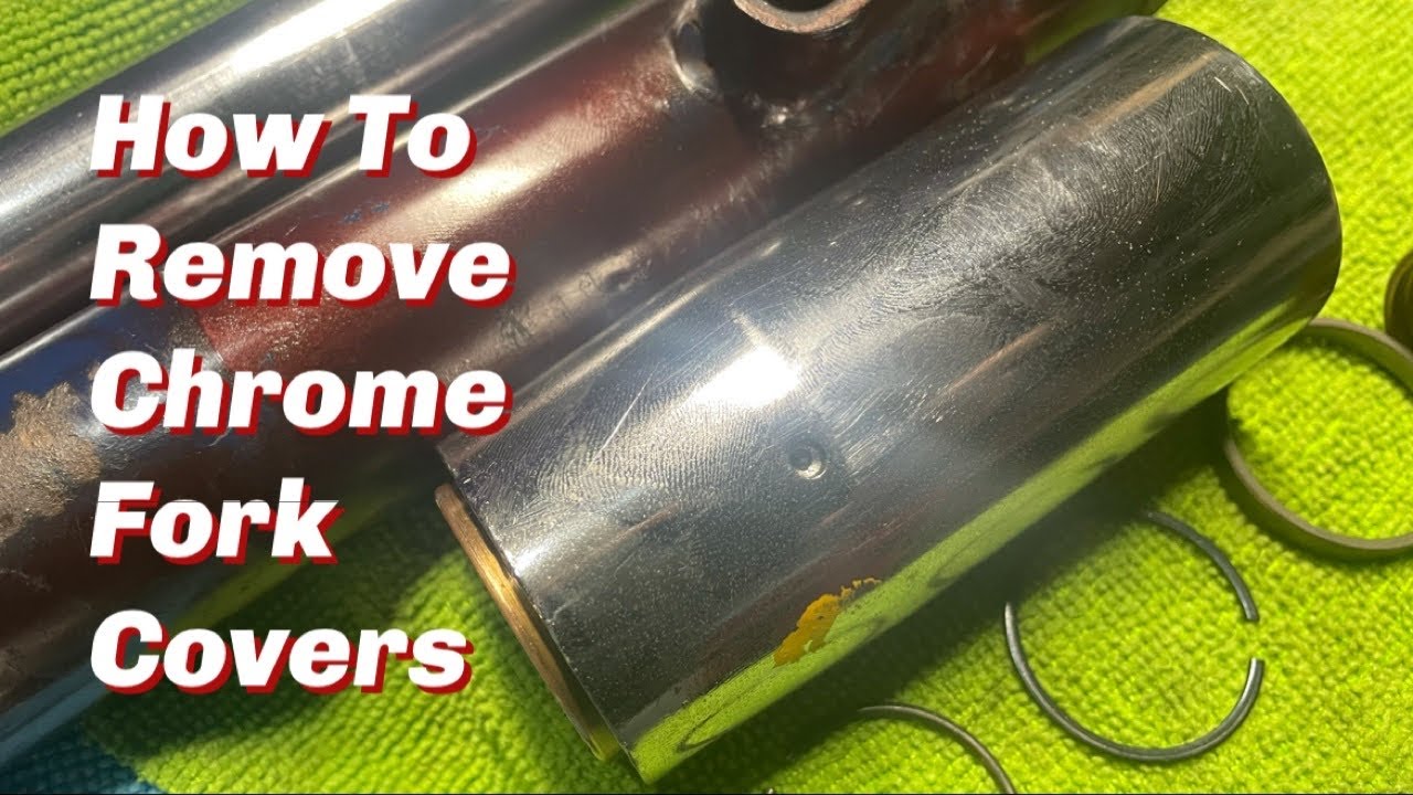 How To Remove Chrome Covers on Motorcycle Fork Tubes on Early Model Honda CB77 Super Hawks