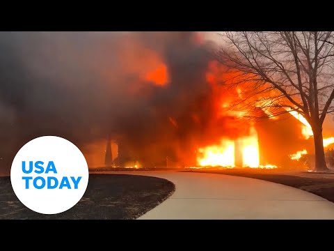 Oklahoma wildfires spread