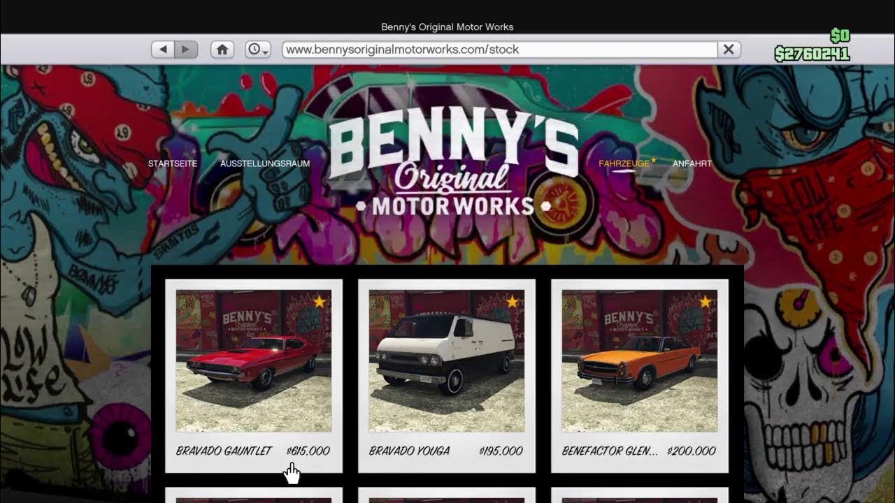 Bennys original motor works гта 5 фото 108