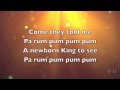 Little Drummer Boy MP3 Backing Tracks