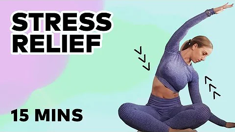 15 min Full Body STRETCH/YOGA for STRESS & ANXIETY Relief