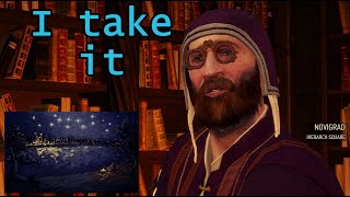 Yaromir Will give a hint to Geralt about seling the Van Rogh  painting- Avid Collector