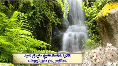 الشيخ سليمان العيد تلاوة خاشعة من سورة يوسف