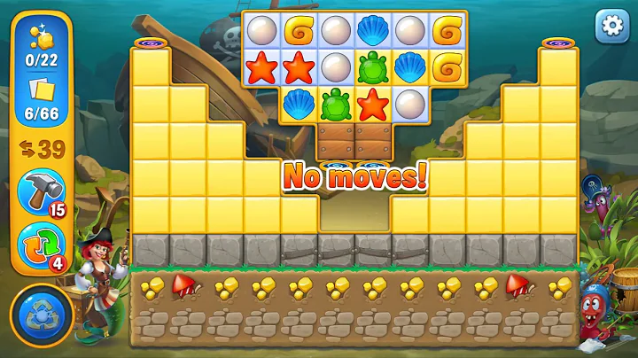 Fishdom level 484 Gameplay (iOS Android)