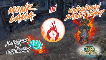 [Tree Of Savior] [Patch lv 500] Crusader Monk Lama in Unknown Sanctuary 3F with Freedom of Eternity