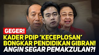 Download Lagu GEGER! KADER PDIP 'KECEPLOSAN' BONGKAR PENDIDIKAN GIBRAN! ANGIN SEGAR PEMAKZULAN?! MP3 Download Lagu GEGER! KADER PDIP 'KECEPLOSAN' BONGKAR PENDIDIKAN GIBRAN! ANGIN SEGAR PEMAKZULAN?! MP3