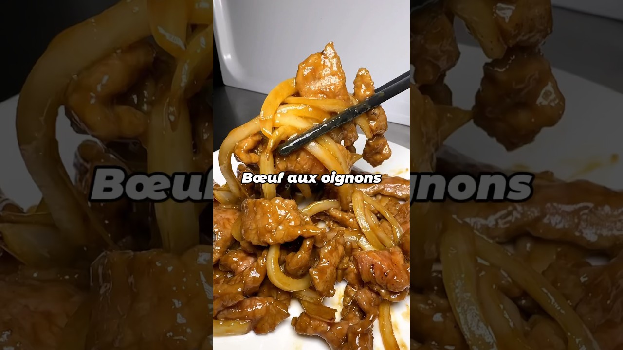 B&oelig;ufs aux oignons la vrais recette de restaurant chinois 😁 #recette #cuisine