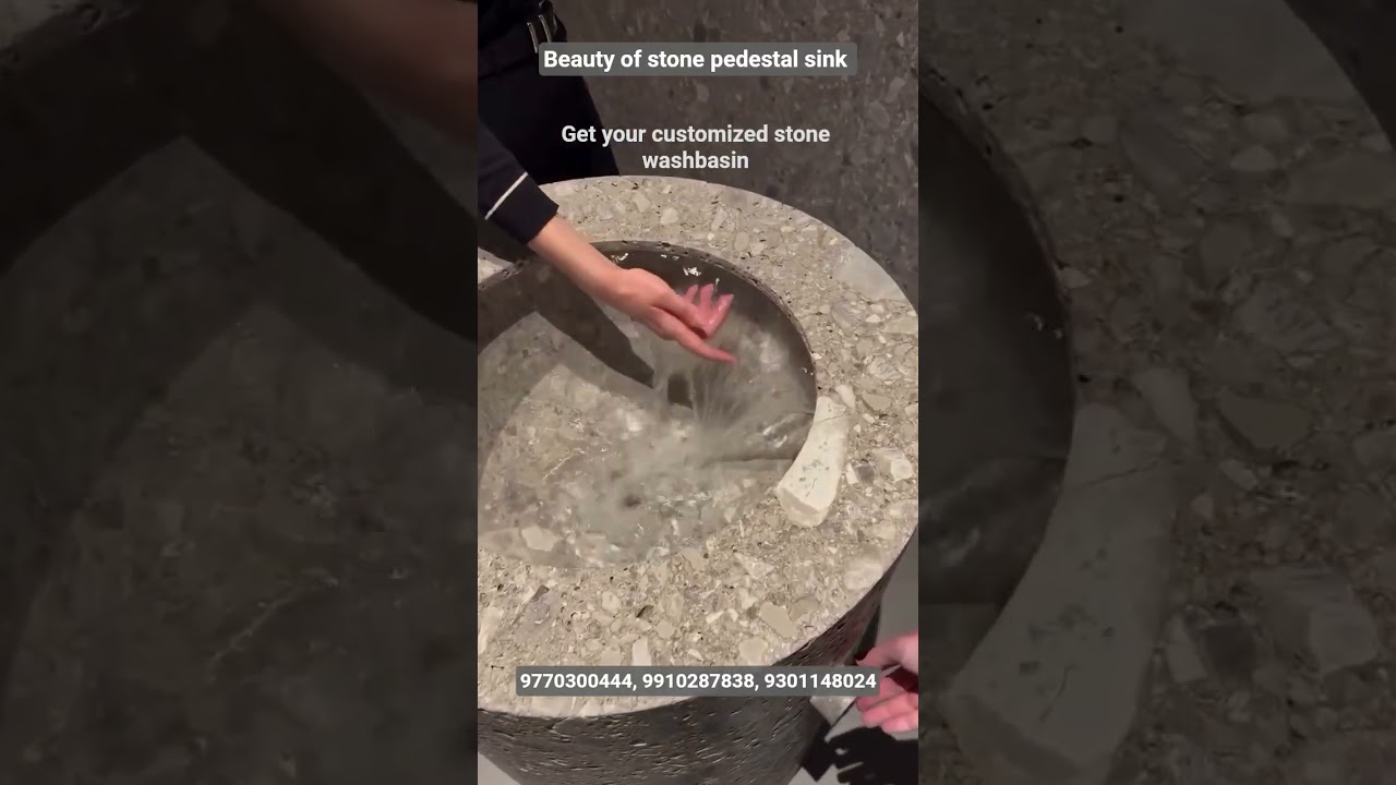 Stone Pedestal Washbasin