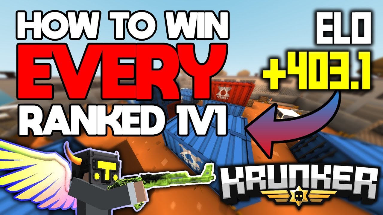 How To Win EVERY Ranked 1v1 in Krunker (BEST STRATEGY)