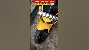 New XMR 210 😱 battry problem..😢 (7days chelenge) #xmr #heromotocorp #trending #shorts