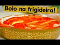 Bolo de Banana na frigideira! Fofinho! 🍌#bolodebanana #bolodefrigideira #bolosemforno