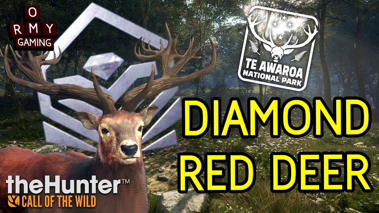 Diamond Red Deer From Te Awaroa (theHunter Call Of The Wild) YouTube