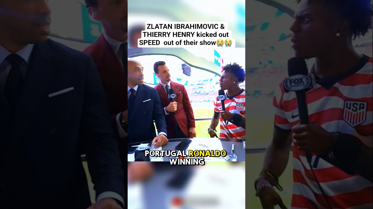 SPEED Gets Kicked Out After Saying This😭 #ishowspeed #ishowspeedfan #ibrahimovic #thierryhenry